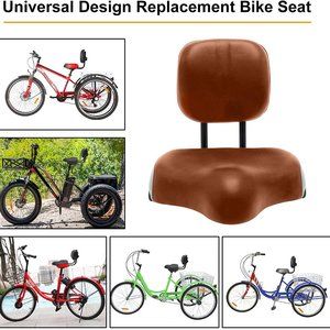 MOONCOOL Backrest Saddle Bike Seat